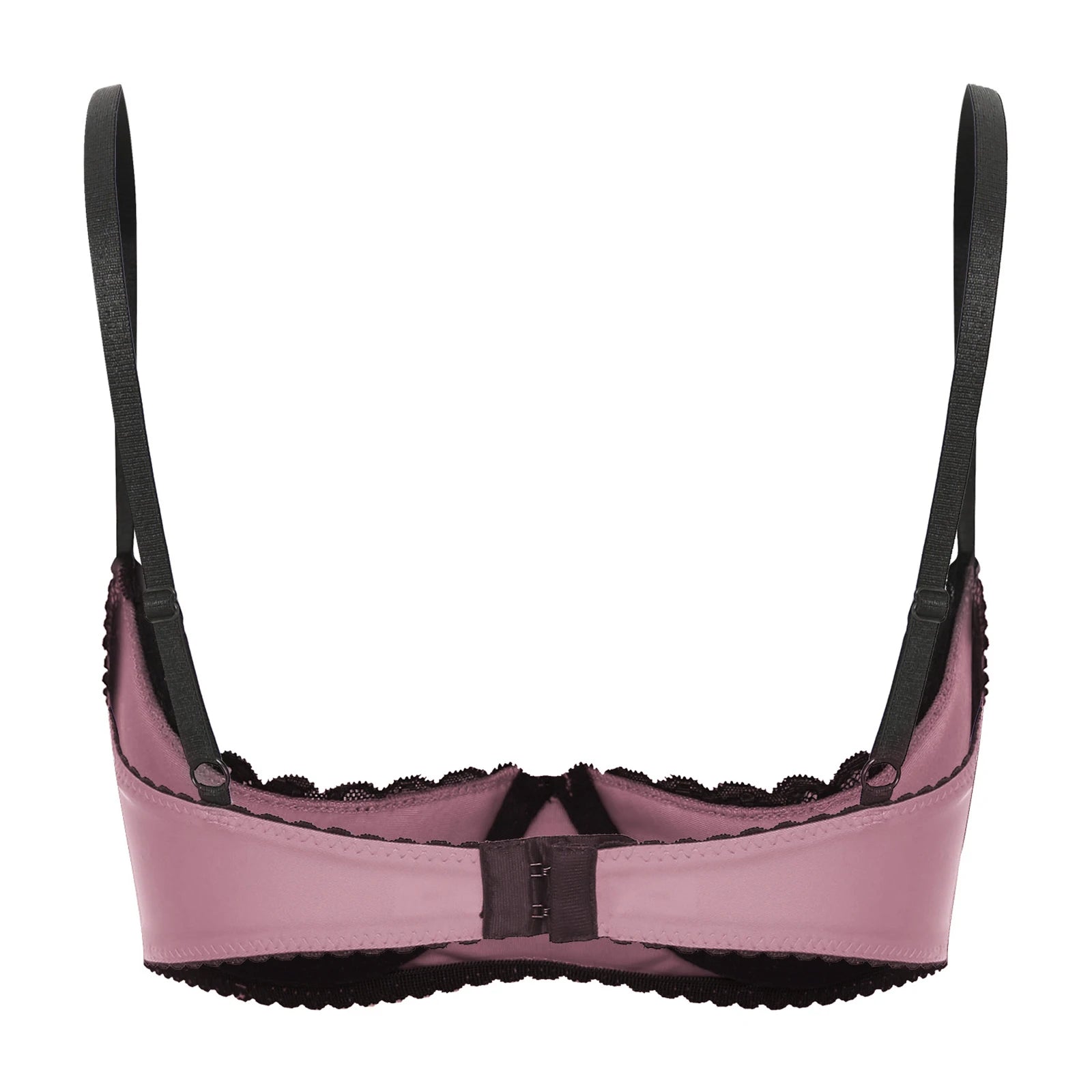 Lace Underwire Half-Cup Balconette Bra
