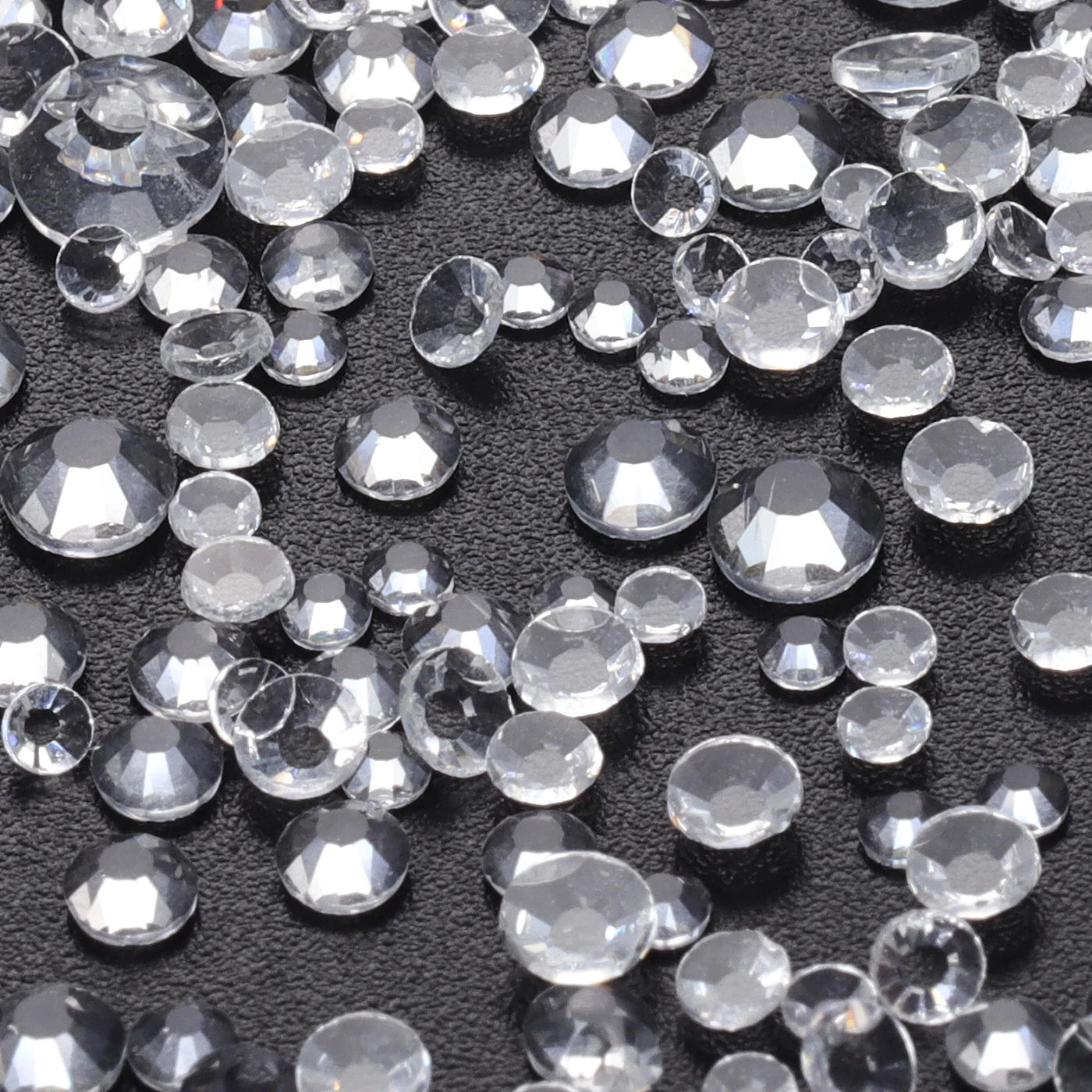 1440PCS SS3-SS20 Mix Size Non-Hotfix Glass FlatBack Rhinestones
