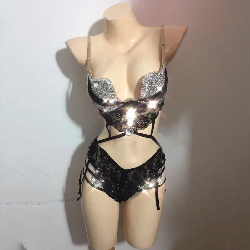 Lace Sequin Performance Bikini