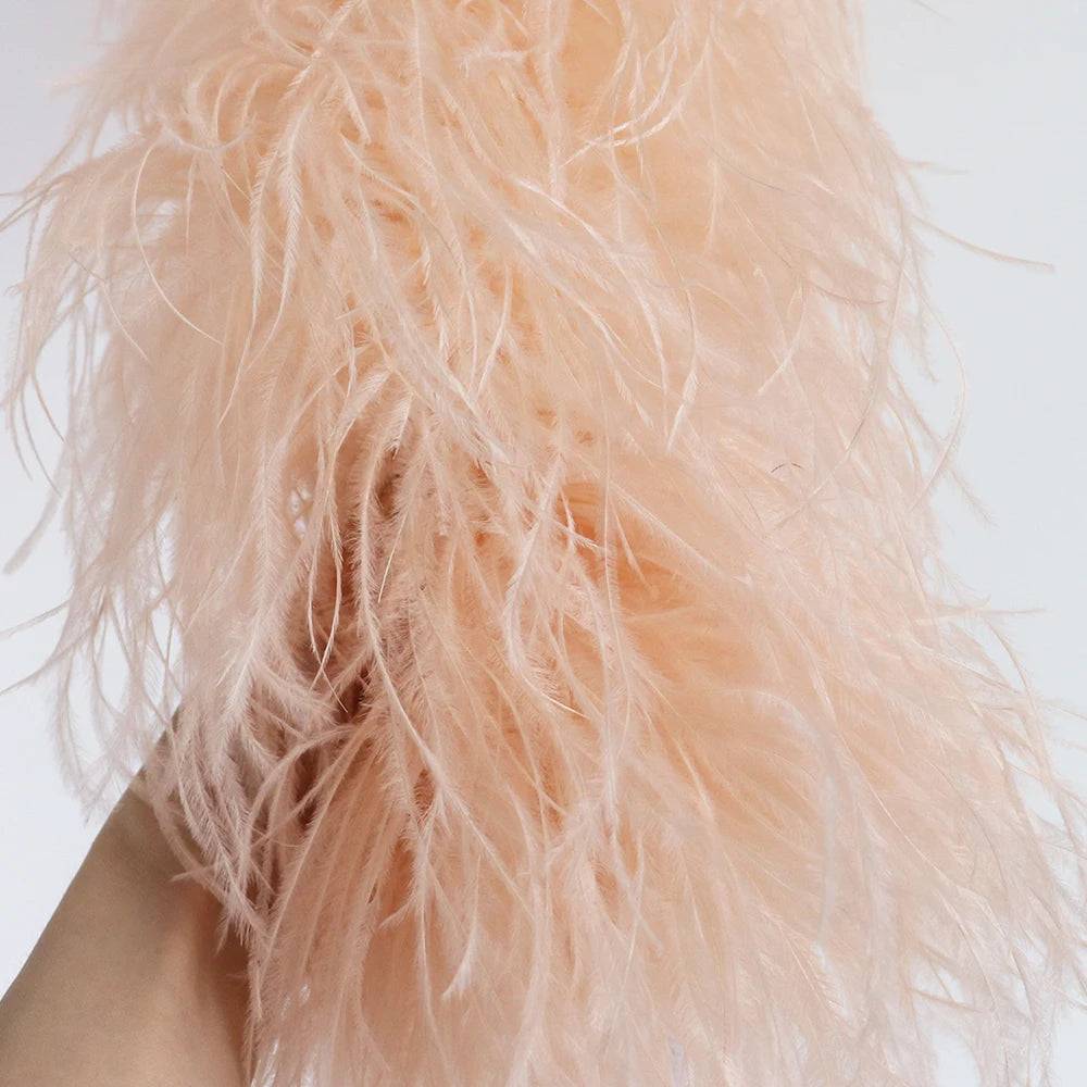 Ostrich Feather Trim Boa (1 Meter)