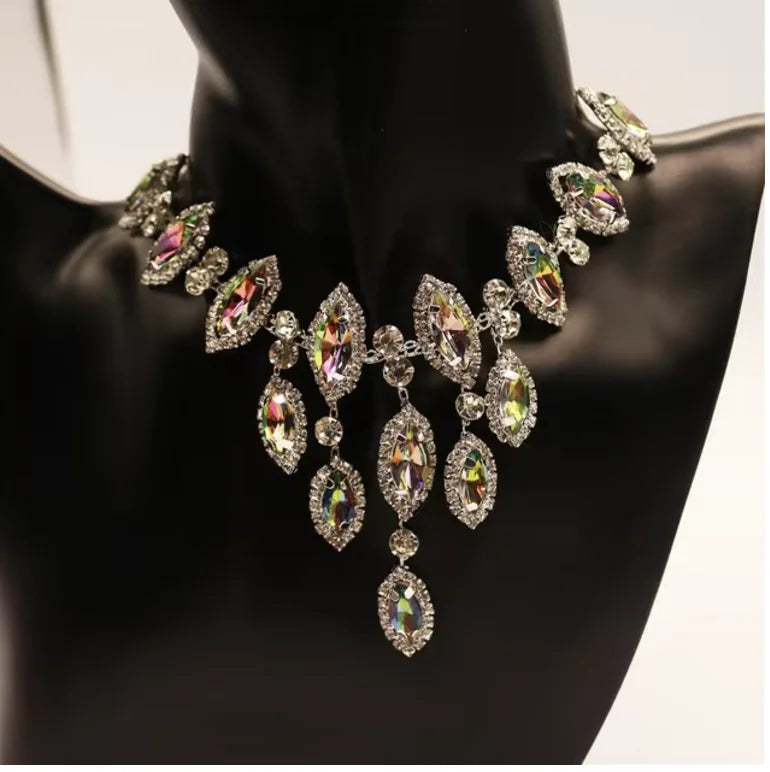 Crystal Necklace & Earring Set