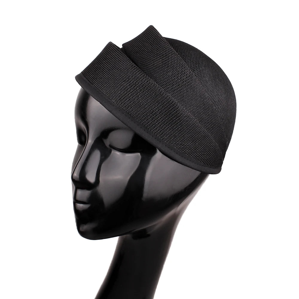 20cm Round Sinamay Fascinator Base DIY Millinery Headpiece Cocktail Hat Mold