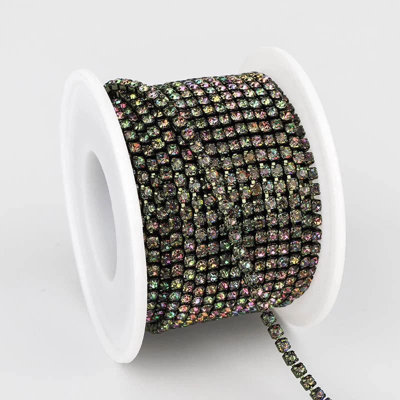 The Stardust Sparkle Chain – Deluxe Crystal Rhinestone Cup Chain Trim