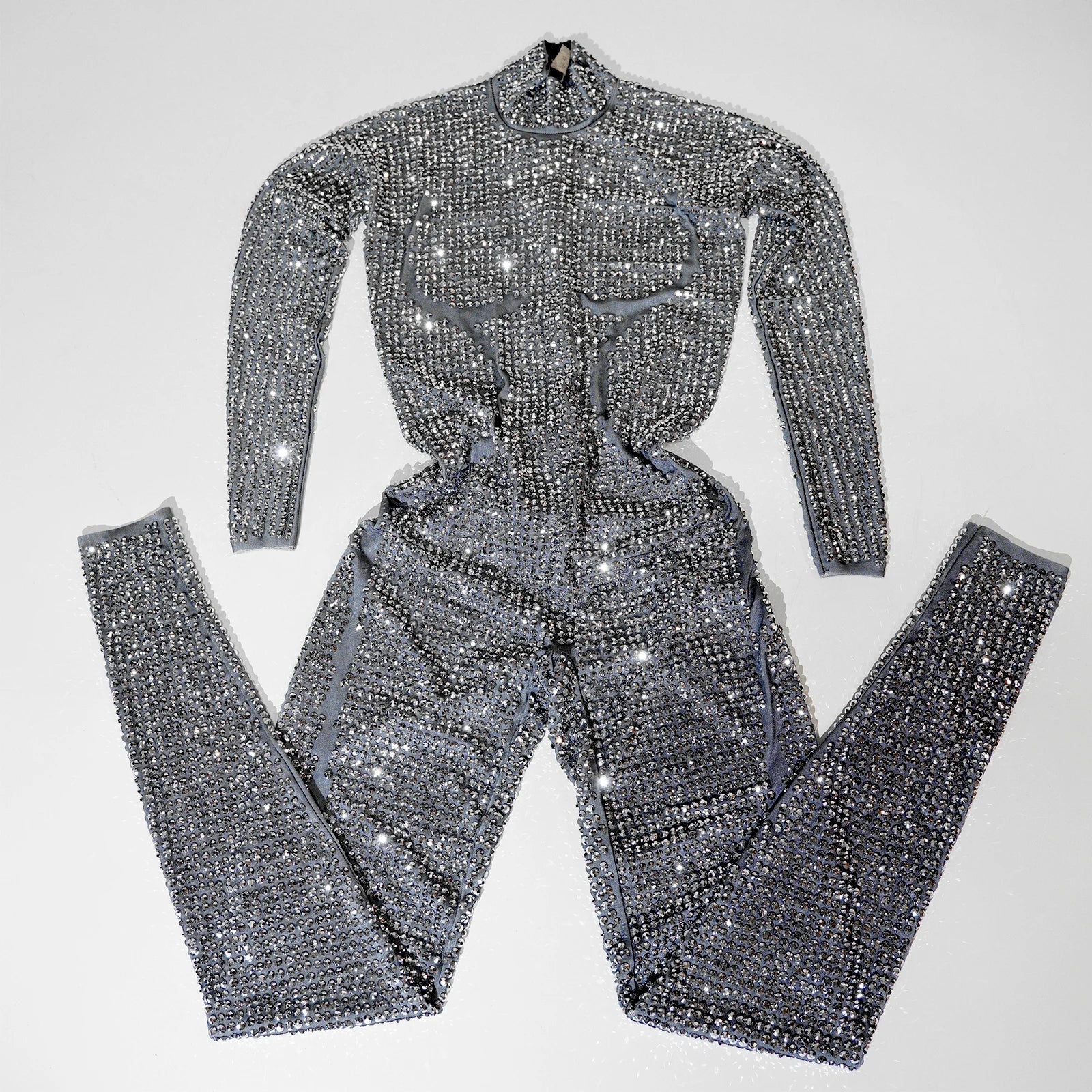 Sparkly Rhinestone Luxury Jumpsuit & Stage Performance Costume