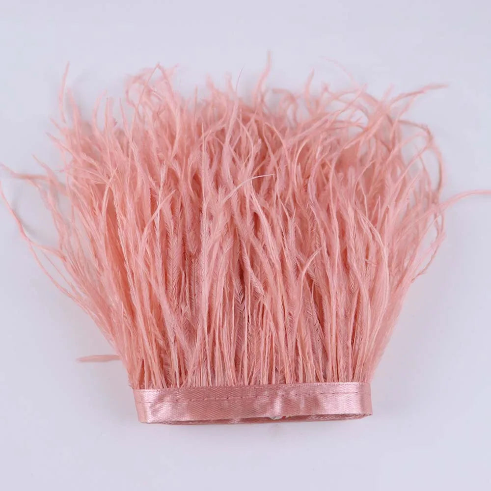 Natural Ostrich Feather Trim & Fringe