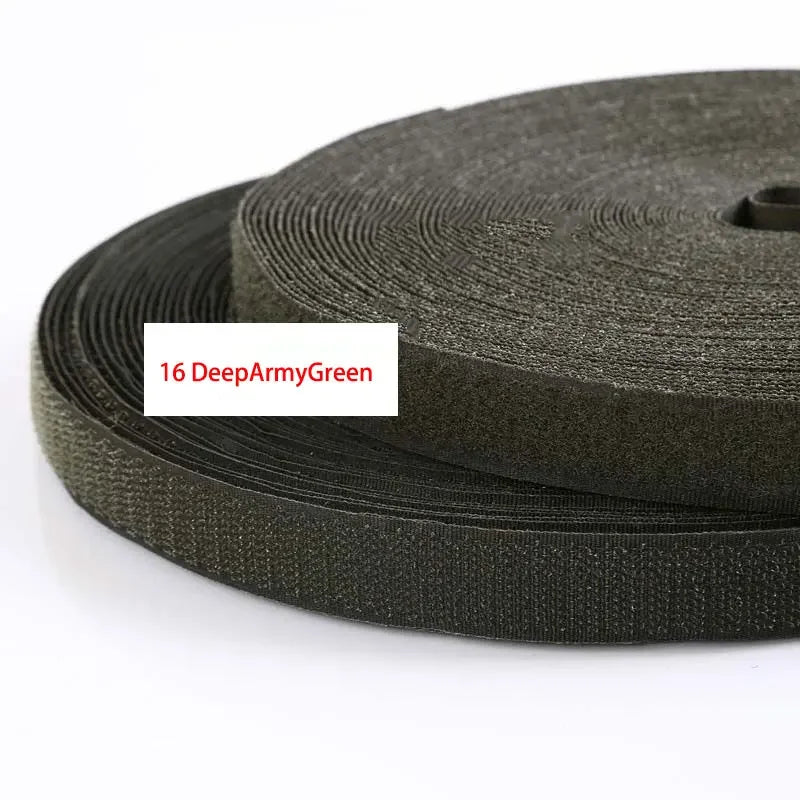 10Meters/Pair Colorful 20mm Wide Hook and Loop Fastener Tape Non-Adhesive Sewing Supplies