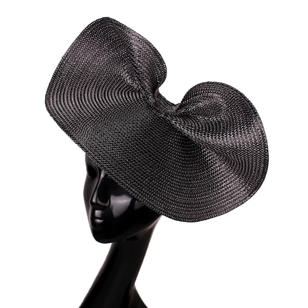 Glitter Metallic Sinamay Floral Fascinator Kentucky Derby Tea Party Pillbox Hat