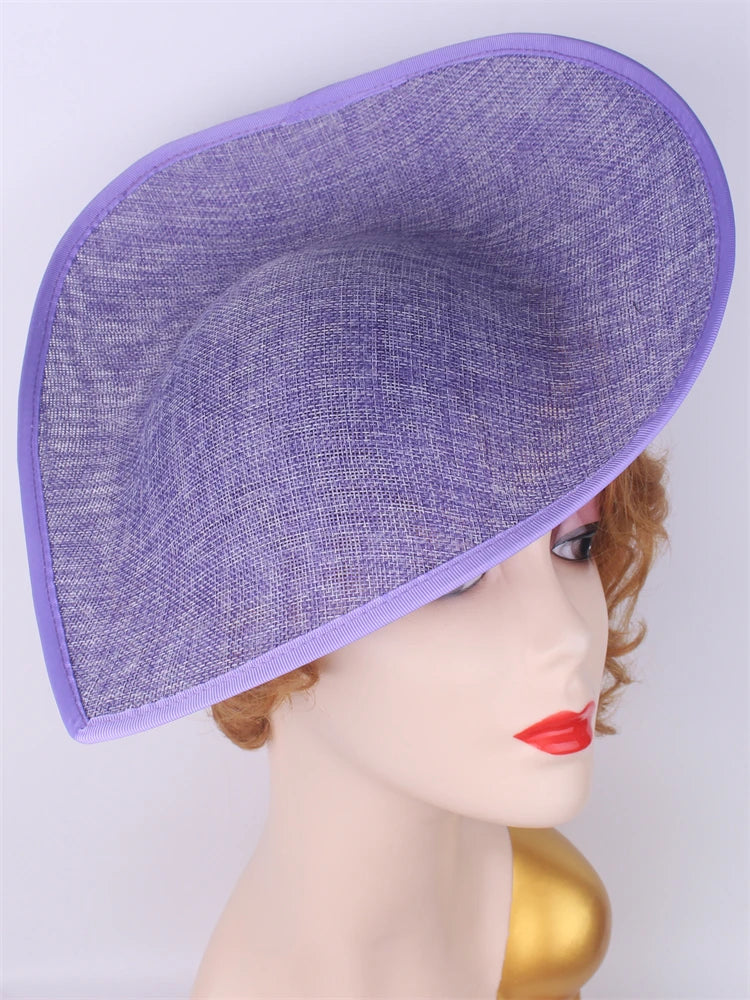 30cm Teardrop Sinamay Fascinator Base DIY Millinery Headpiece Cocktail Hat Mold