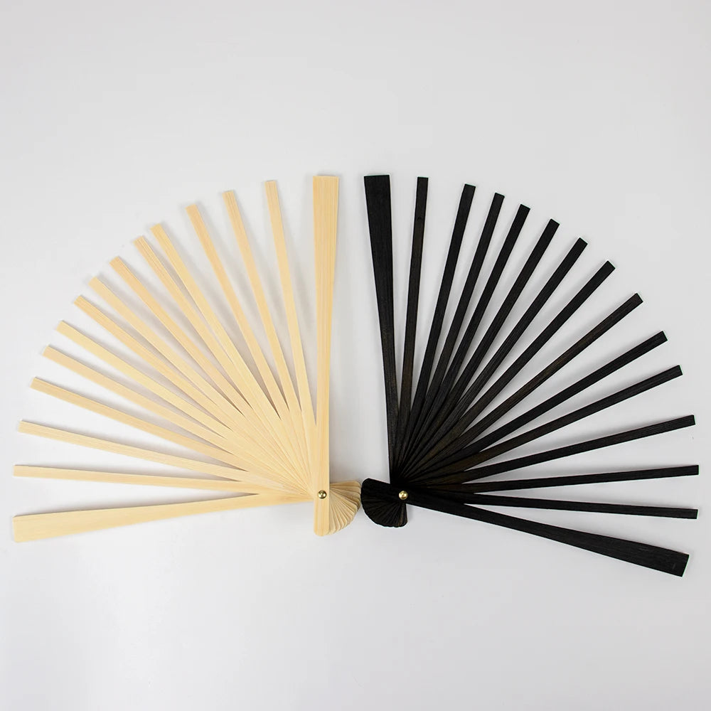9IN  Bamboo Folding Fan Skeleton (15-Bone)