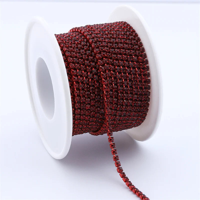 The Stardust Sparkle Chain – Deluxe Crystal Rhinestone Cup Chain Trim
