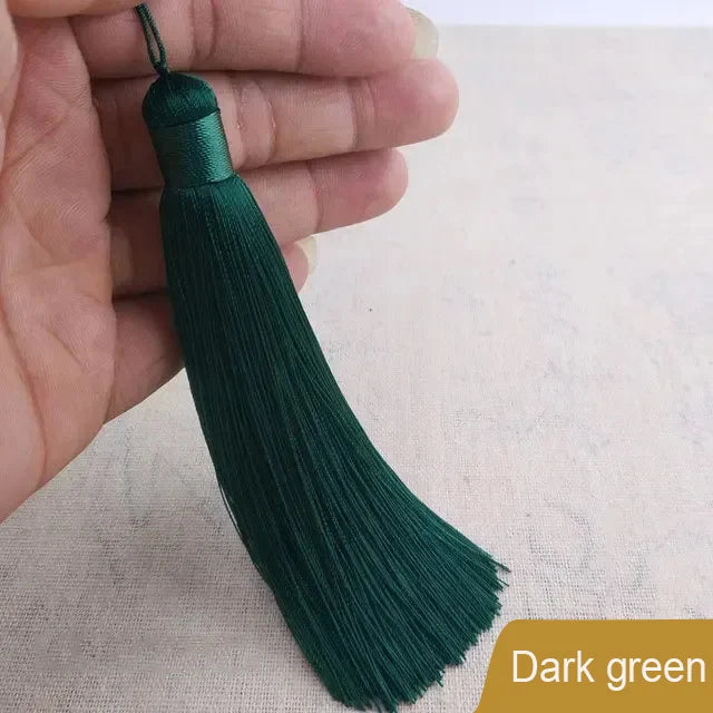 12cm Polyester Silk Tassel Fringe Trim DIY Sewing Accessories