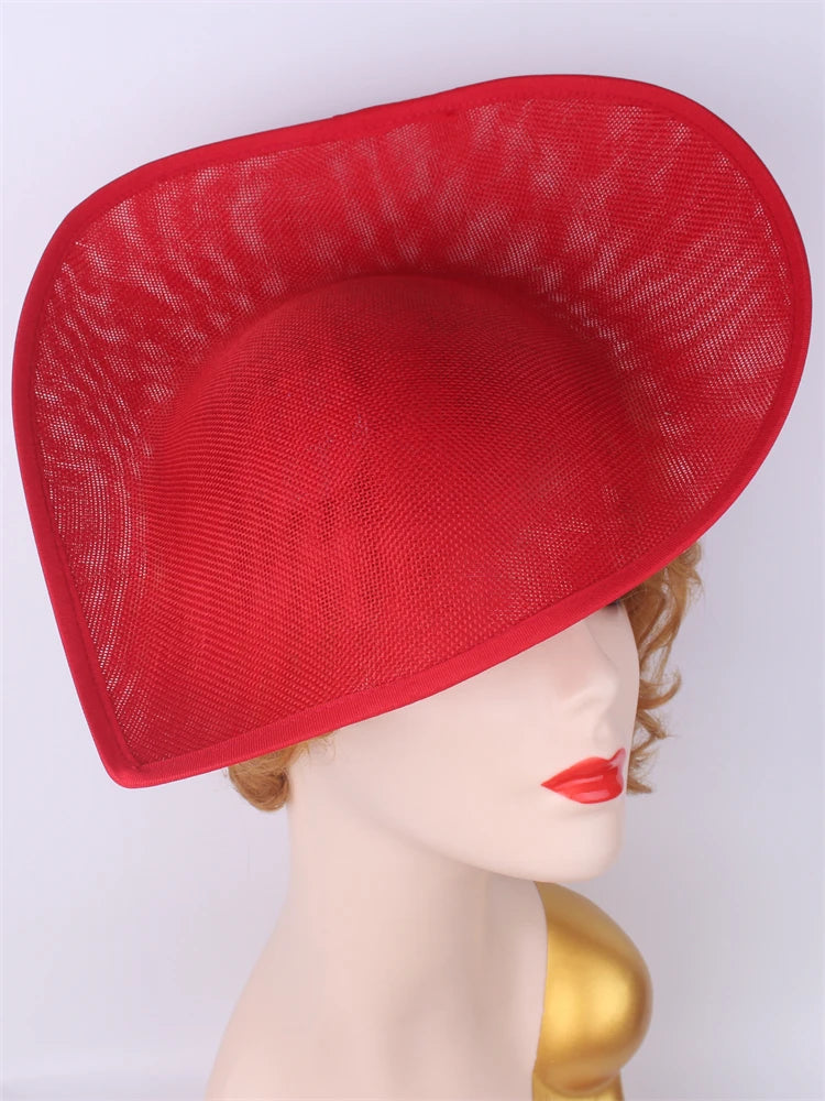 30cm Teardrop Sinamay Fascinator Base DIY Millinery Headpiece Cocktail Hat Mold