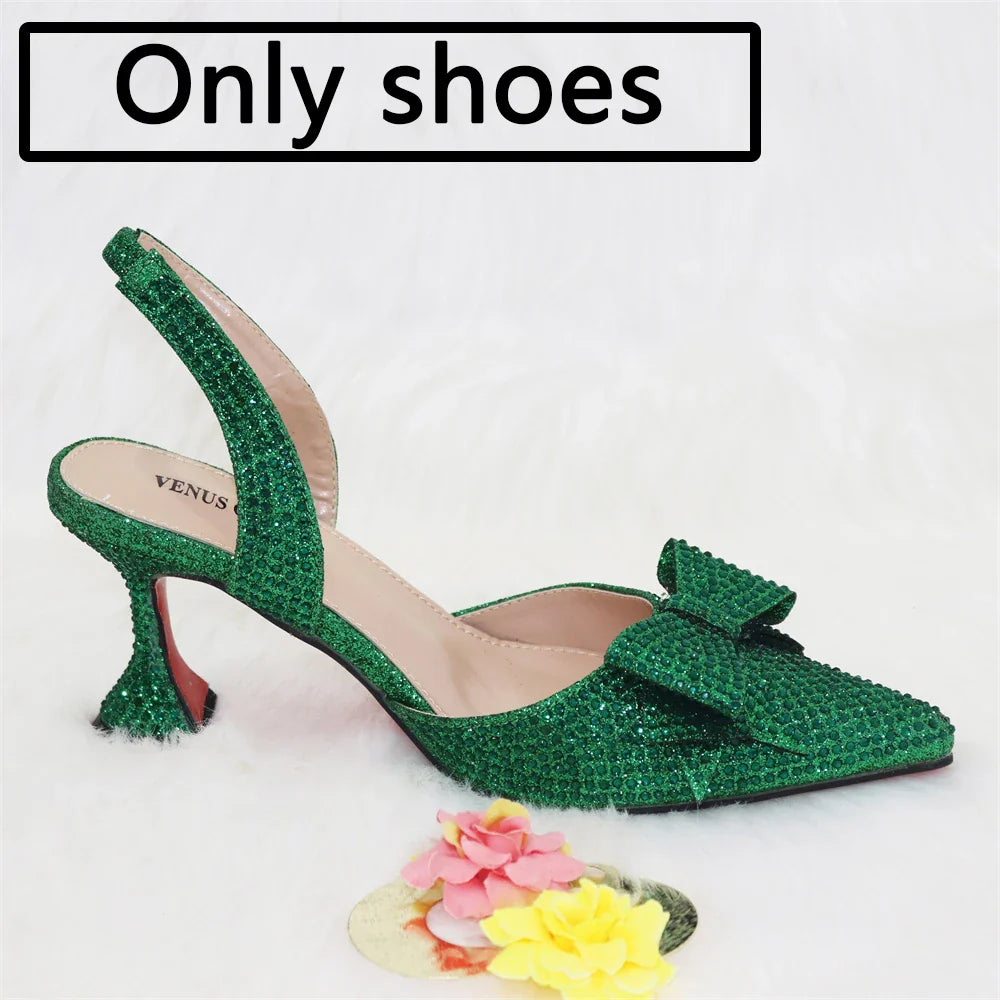 Versatile Party Shoes And Bag Set