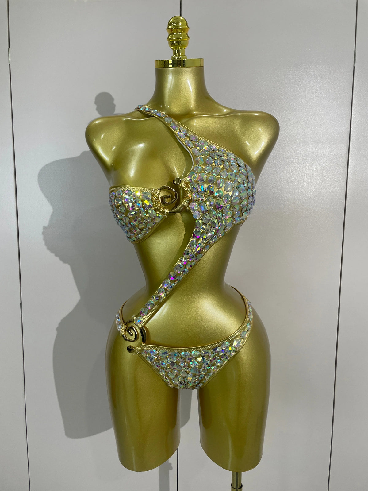 Gold Crystal Performance Bodysuit