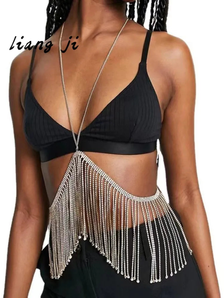 Crystal Sling Costume Body Chain
