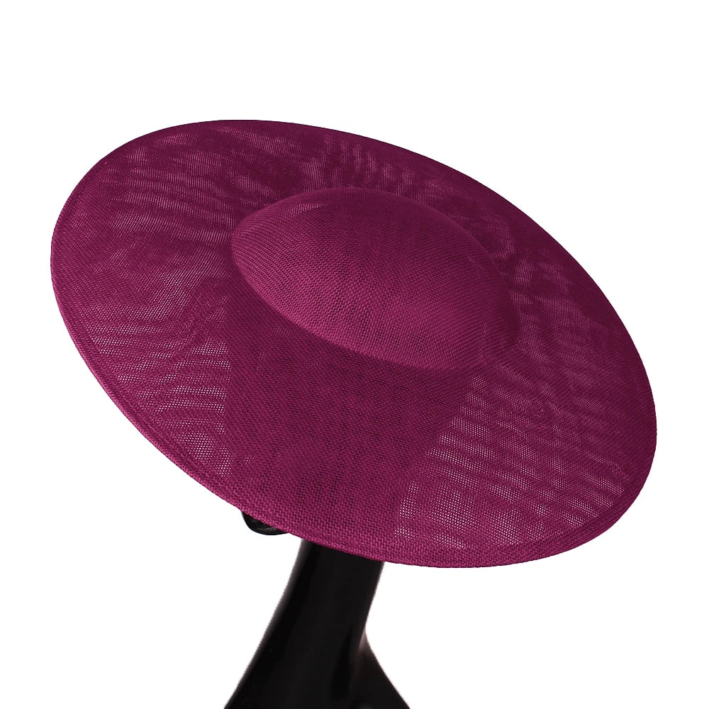 40cm Large Round Sinamay Fascinator Base DIY Millinery Derby Hat Headpiece Mold
