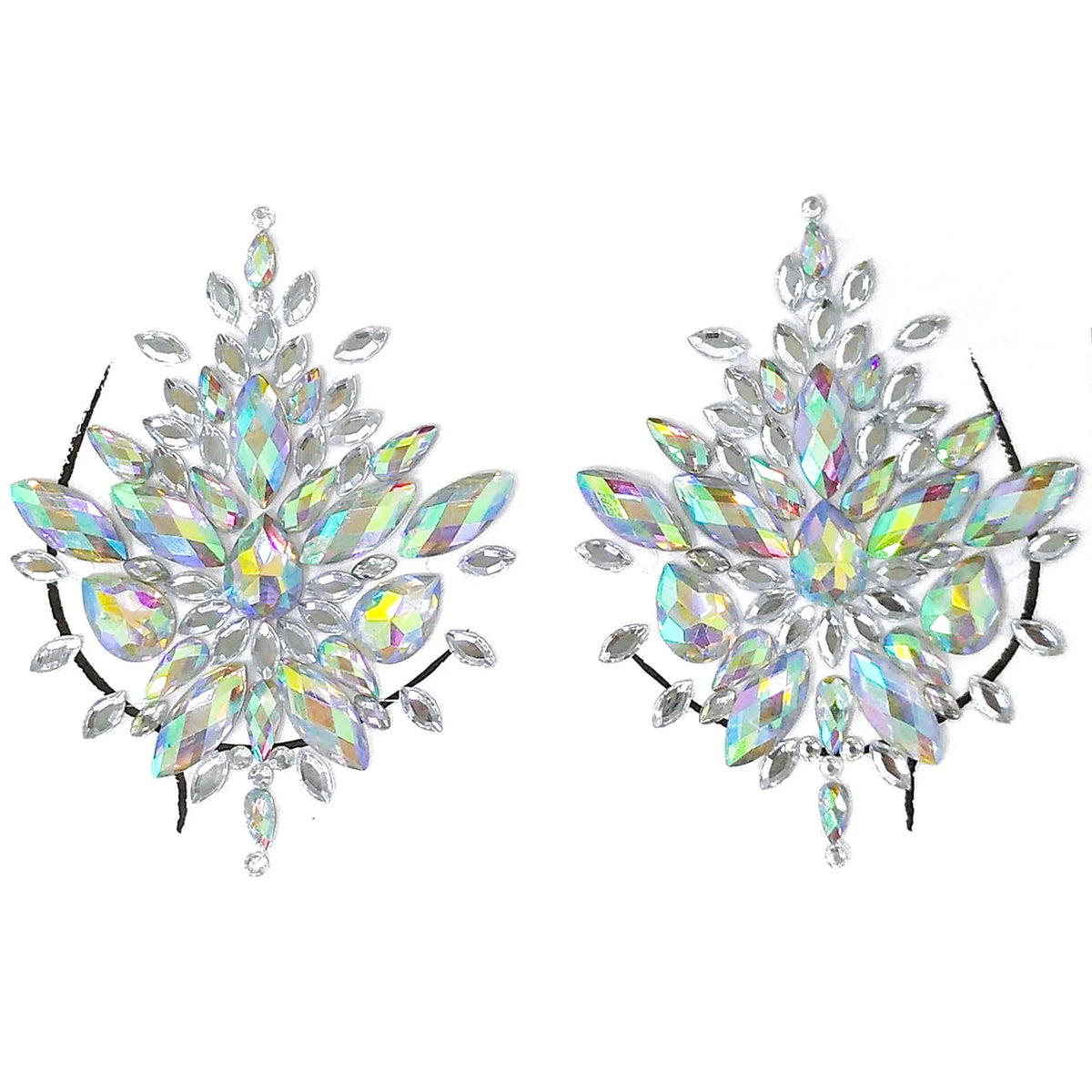 Crystal Costume Bra Stickers