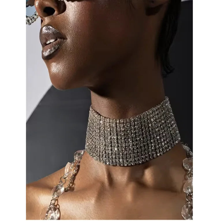 Crystal Necklace & Earring Set