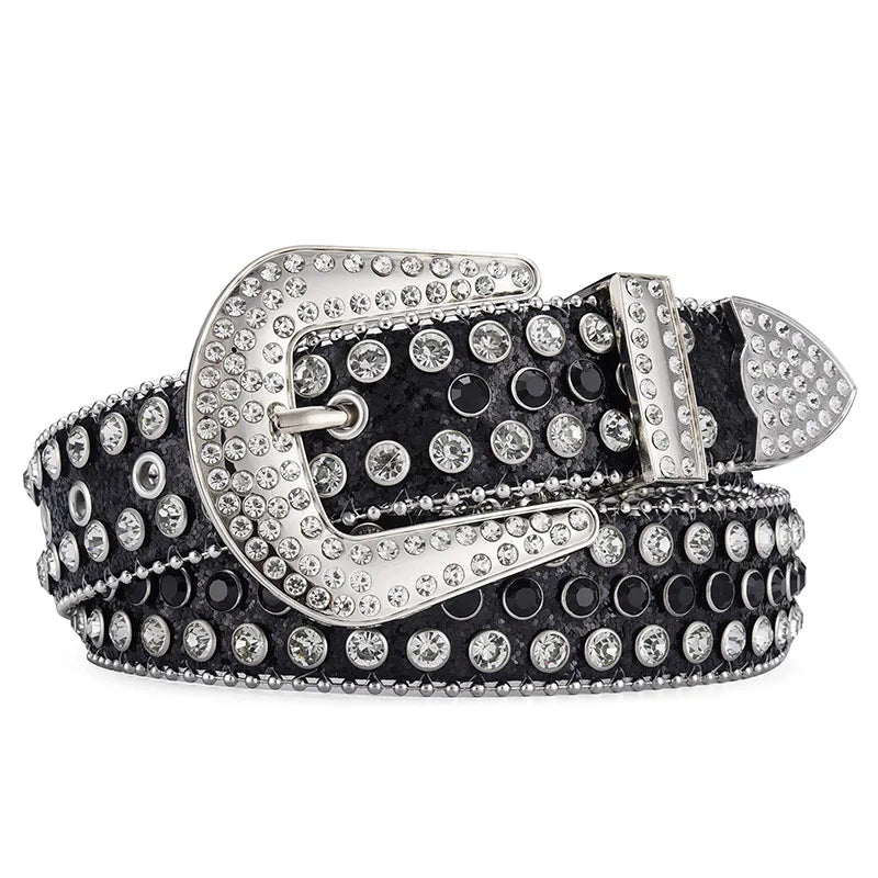 Decorative Diamond Fashion Western Belt