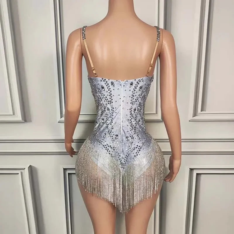 Tassel Showgirl Performance Bodysuit
