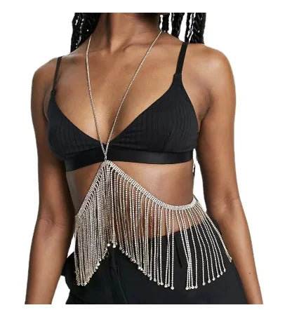 Crystal Sling Costume Body Chain