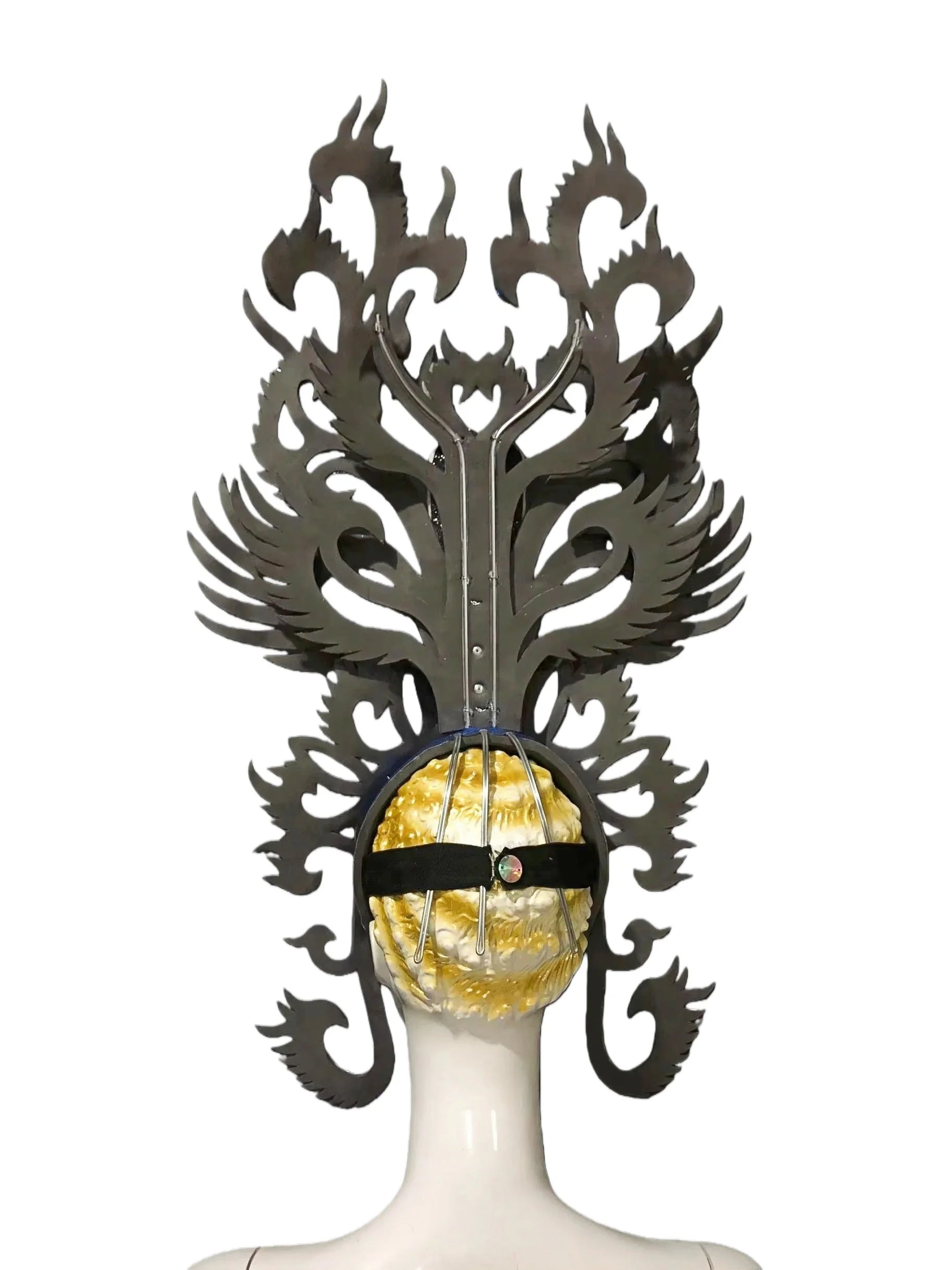 Brazil Rio Spanish Cuba Santiago Havana Venice Dionysia carnival Float Mask dress masque ball costume samba Golden Crown