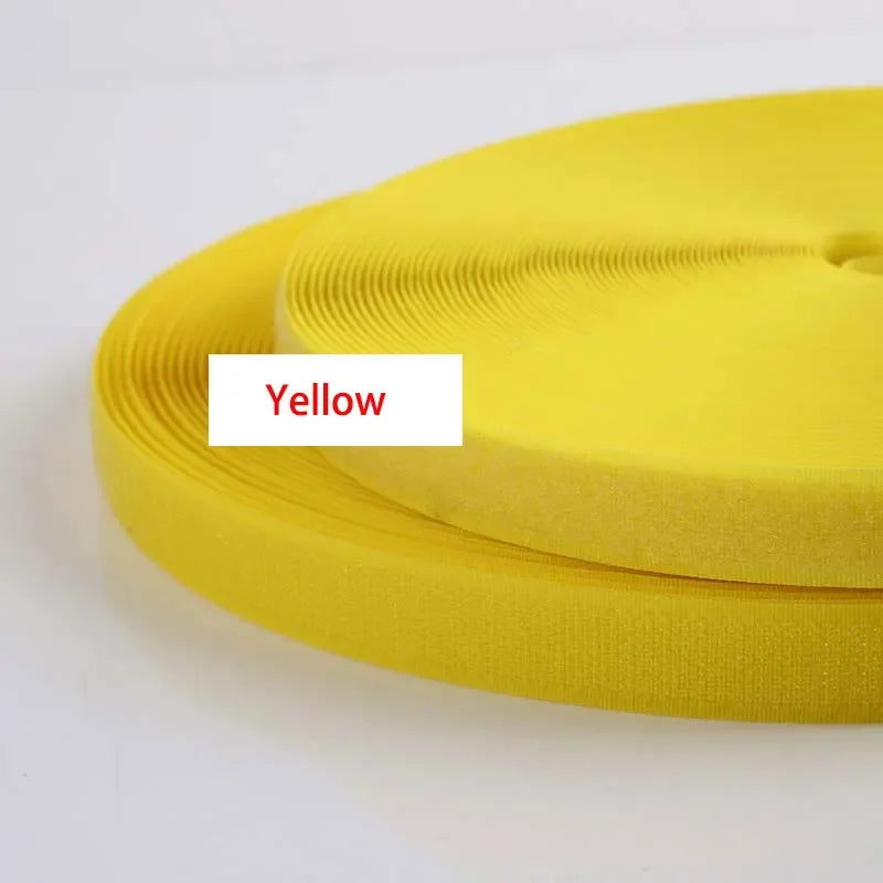 10Meters/Pair Colorful 20mm Wide Hook and Loop Fastener Tape Non-Adhesive Sewing Supplies