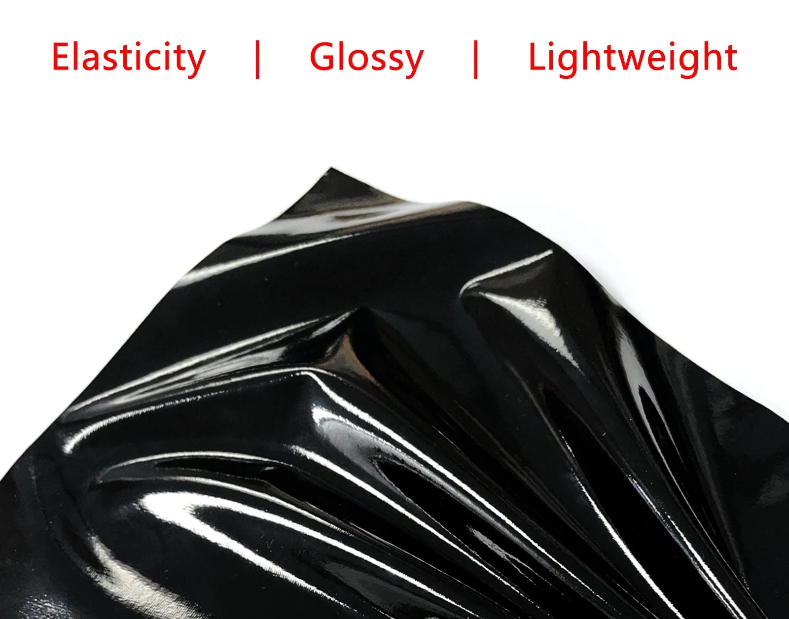 High-Waist Patent Leather Garter Belt High-Gloss Liquid Elastic Suspender Belt