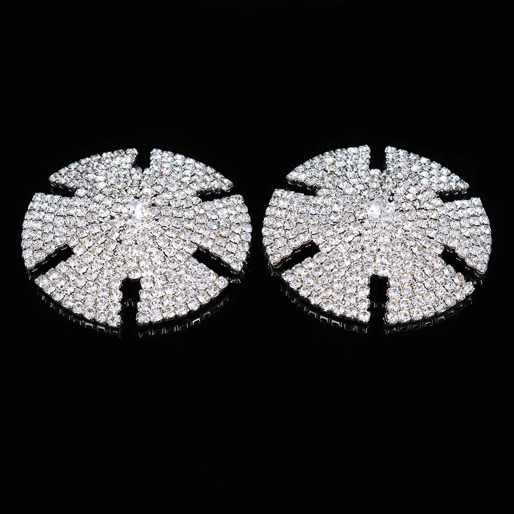 Dazzling Crystal Tassel Nipple Pasties & Statement Chest Body Jewelry