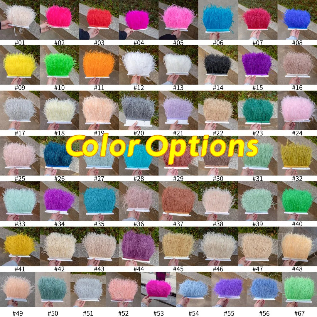 Multi-Ply Ostrich Feather Scarf Boa (2 Meters)