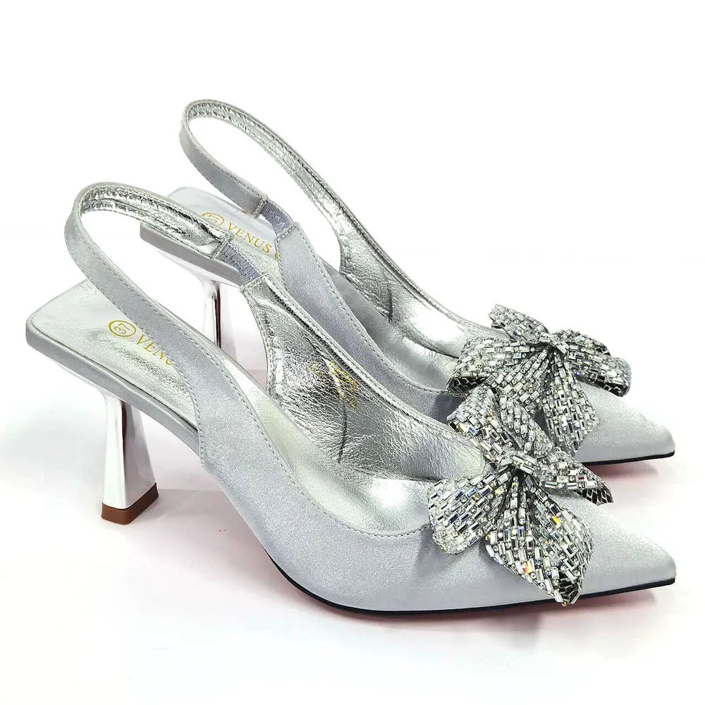 Excellent Italian Hollow Design Shoes & Matching Bag Set