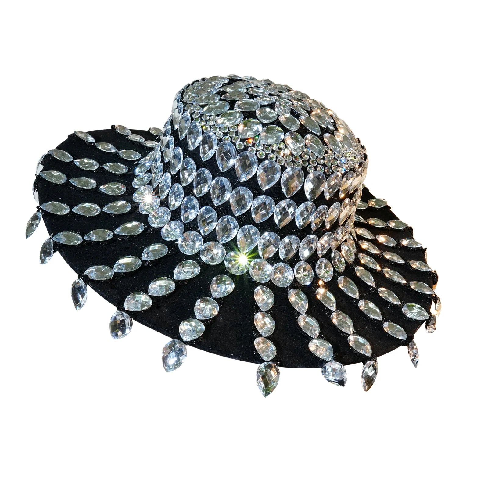 The Stardust Midnight Cabaret Cage Set – Luxury Rhinestone Showgirl Costume