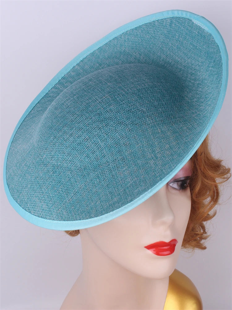 30cm Round Sinamay Fascinator Base DIY Millinery Headpiece Hat Making Blank