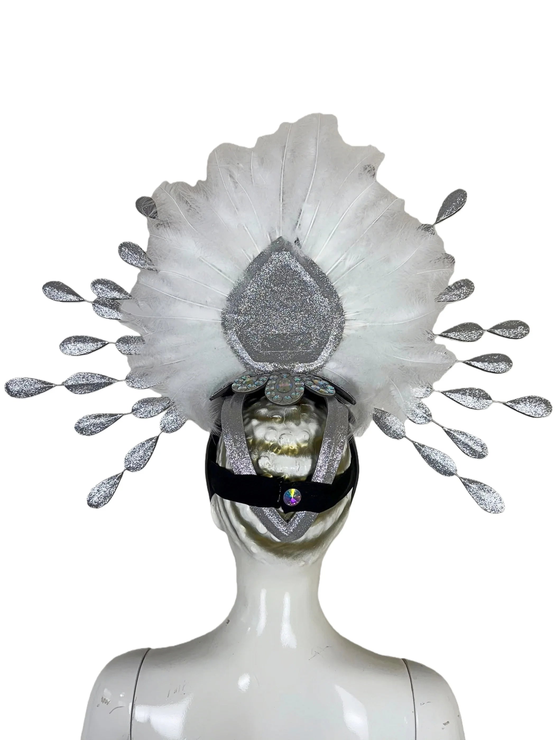 The Stardust Dionysia – Silver Starburst Carnival & Masque Ball Headdress
