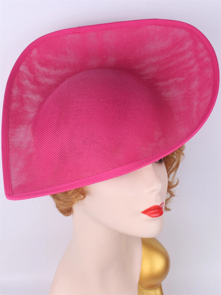 30cm Teardrop Sinamay Fascinator Base DIY Millinery Headpiece Cocktail Hat Mold