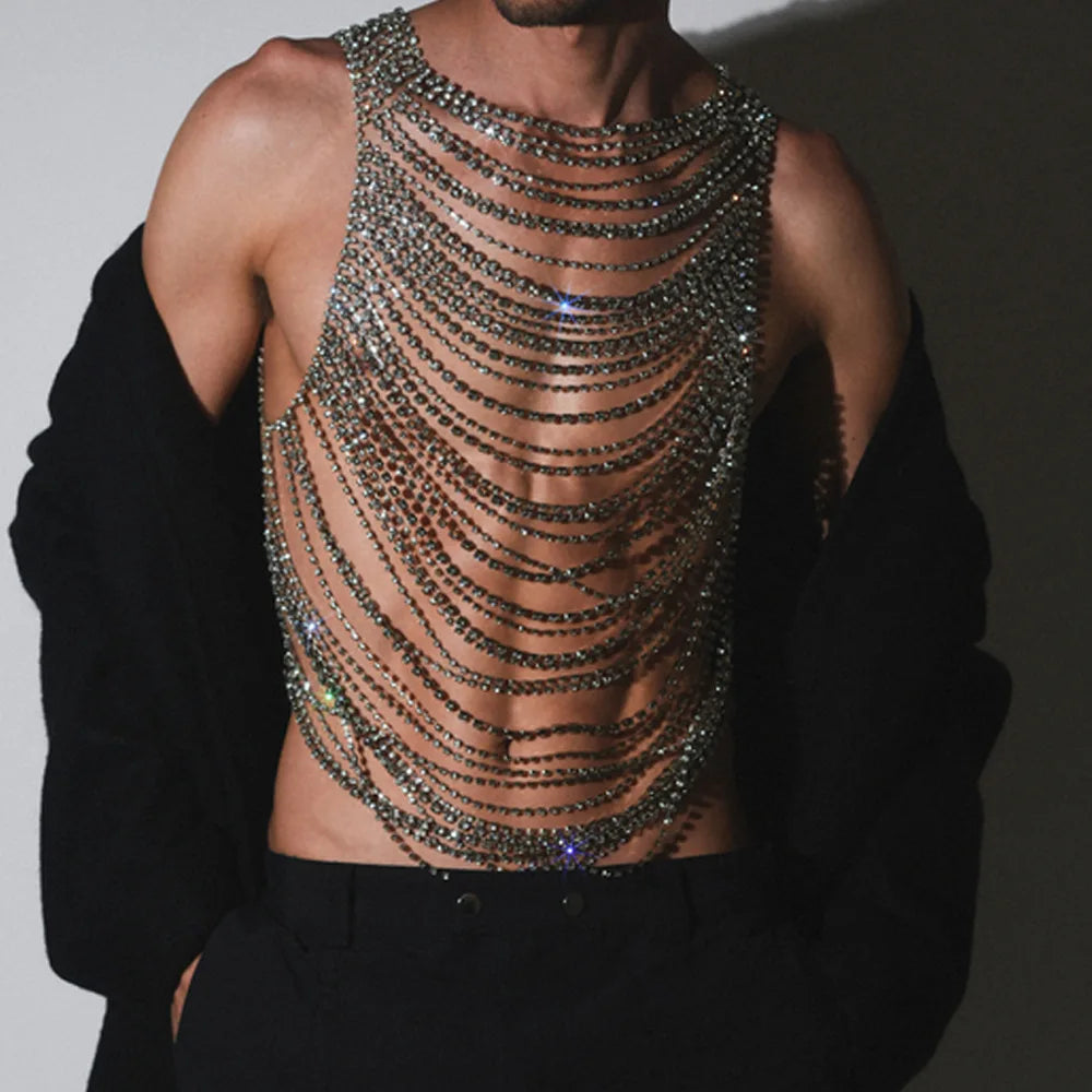 Crystal Chest & Bra Body Chain