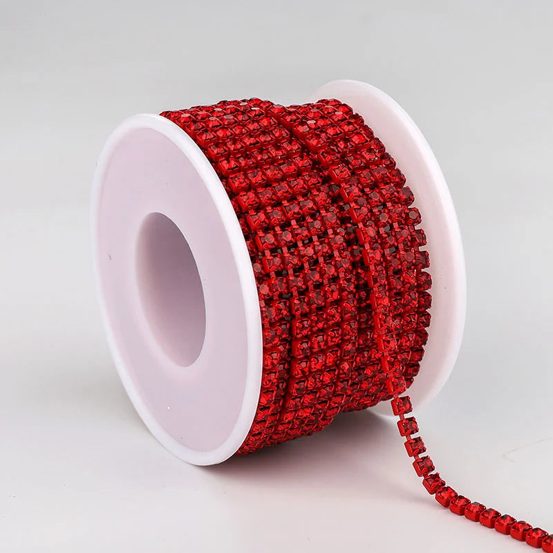 The Stardust Sparkle Chain – Deluxe Crystal Rhinestone Cup Chain Trim