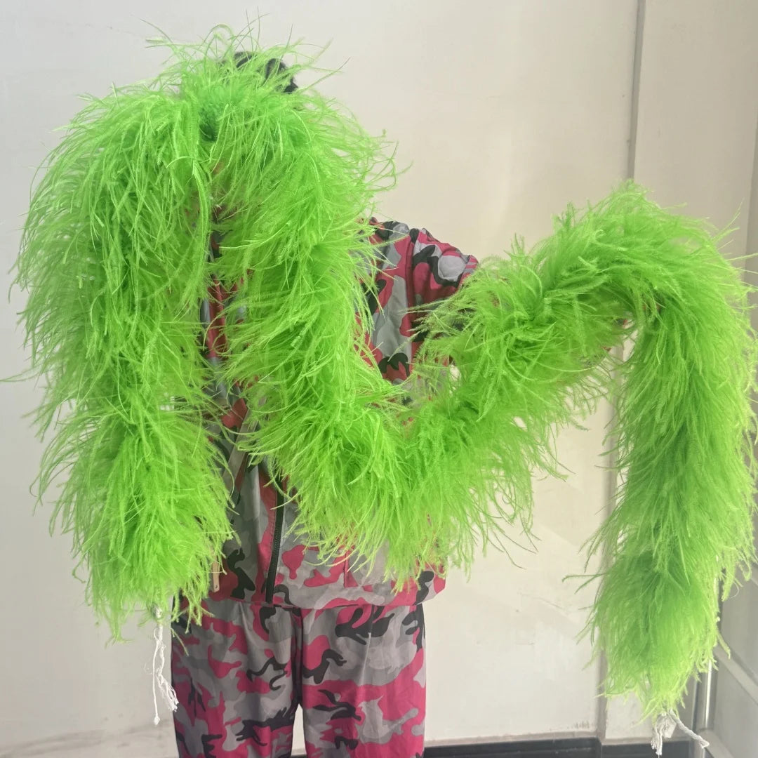 2M 1-20ply Fluffy Ostrich Feather Boa