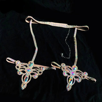 AB Stone Dance Chain Belt & Leg Loop Jewelry