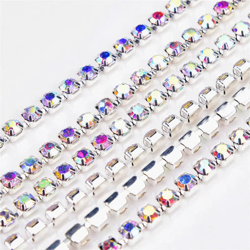 The Stardust Sparkle Chain – Deluxe Crystal Rhinestone Cup Chain Trim