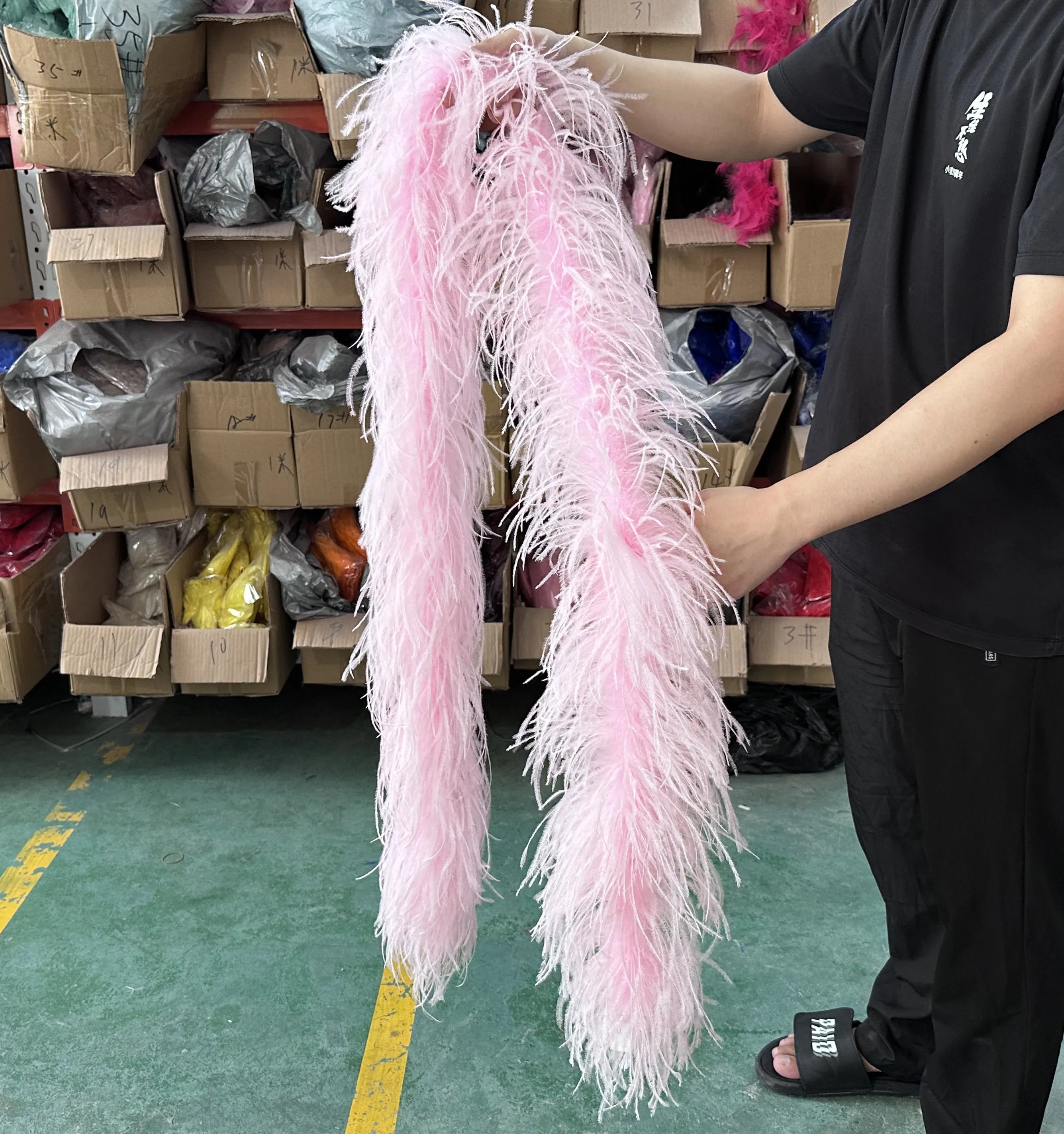 Multi-Ply Ostrich Feather Scarf Boa (2 Meters)