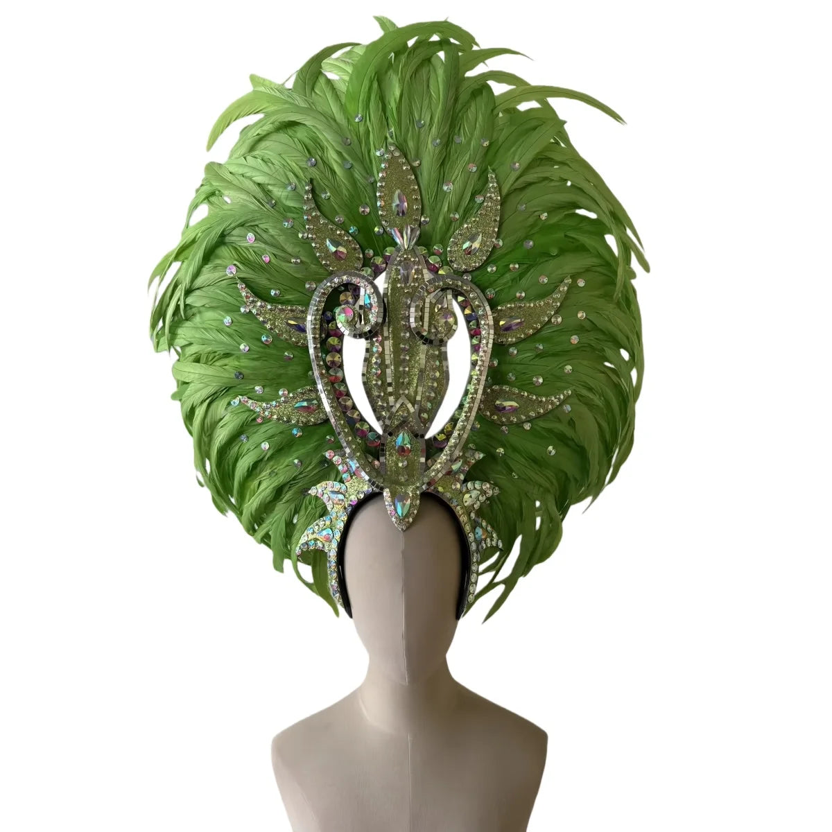 The Stardust Copacabana Feather Crown – Samba Parade Headdress