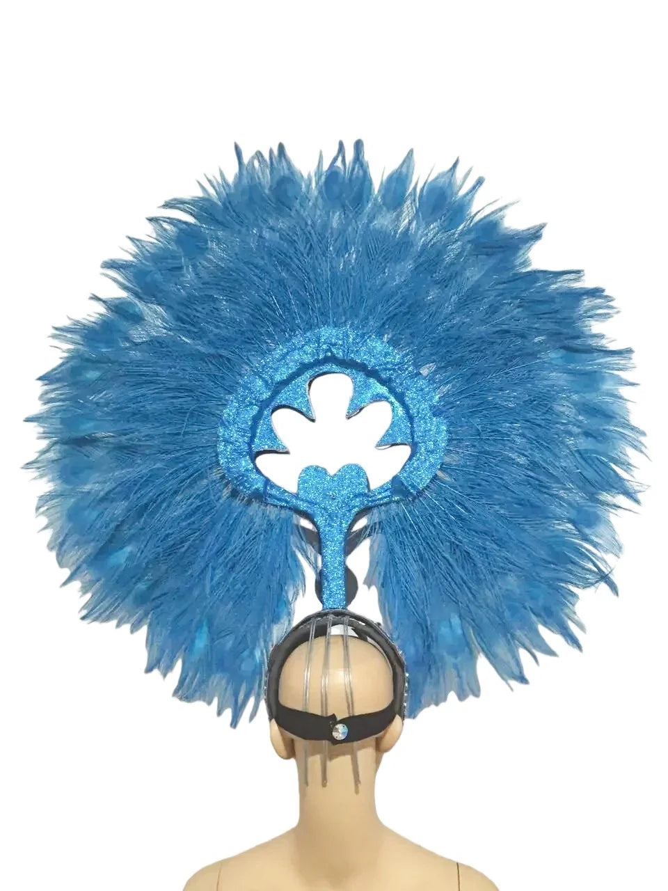 The Stardust Sovereign – Majestic Feathered Samba Carnival Headdress