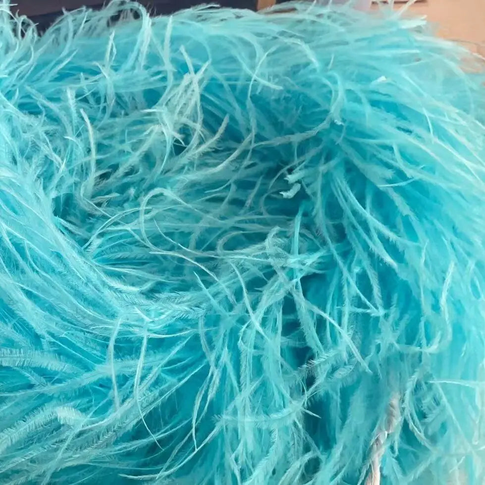 6-Ply Fluffy Ostrich Feather Scarf Boa