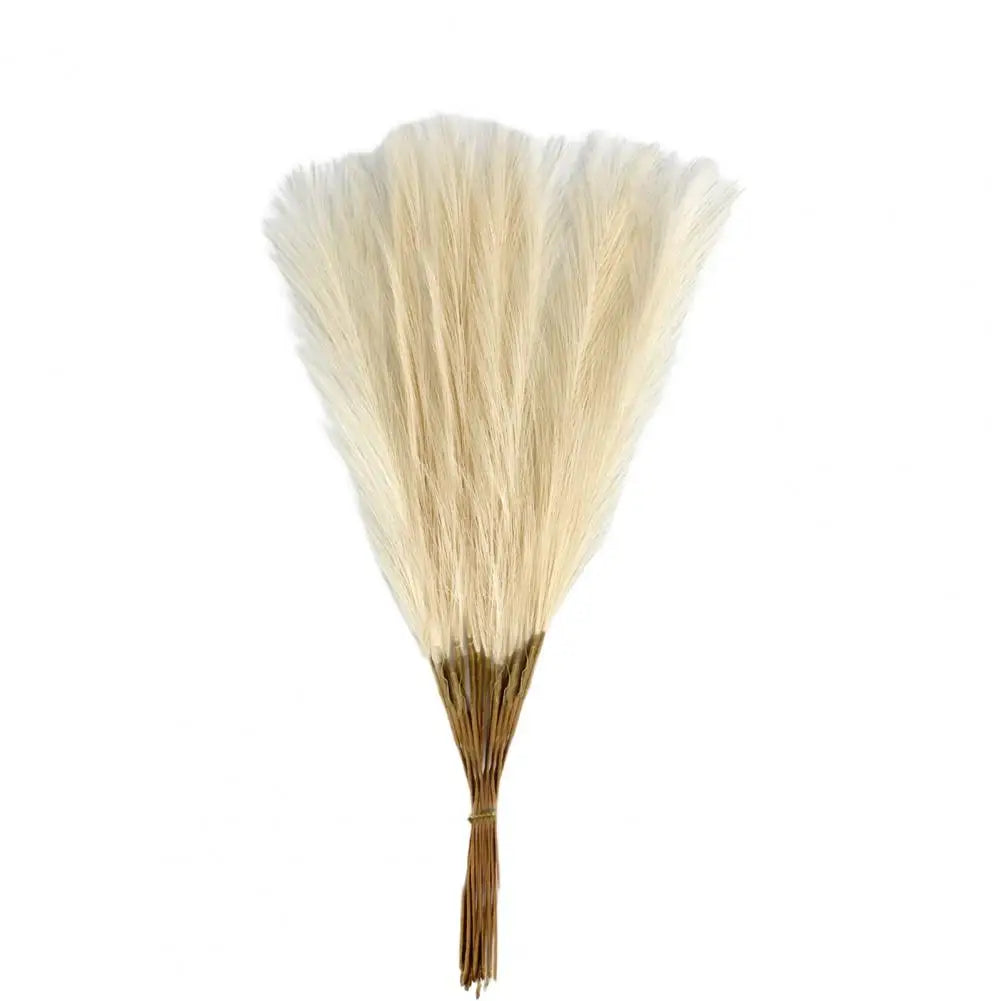 Deluxe Artificial Pampas Grass Fluffy Boho Floral Stem Set