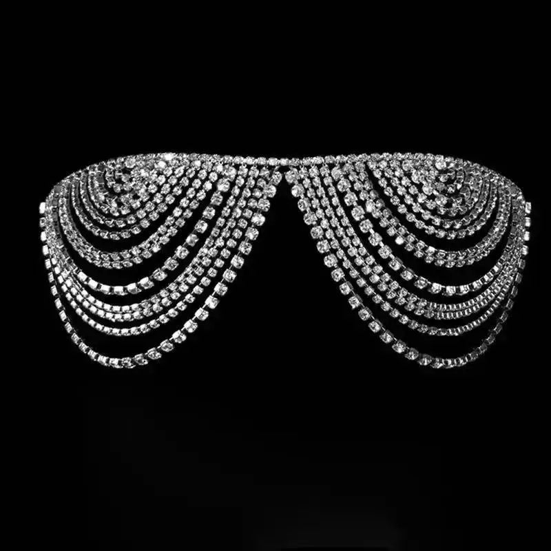 Crystal Tassel Costume Bra Chain