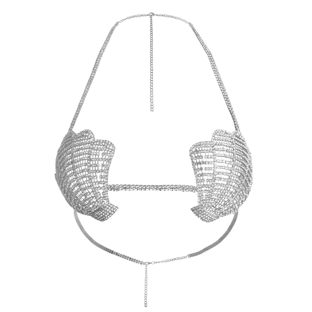 Seashell Rhinestone Bra & Body Jewelry