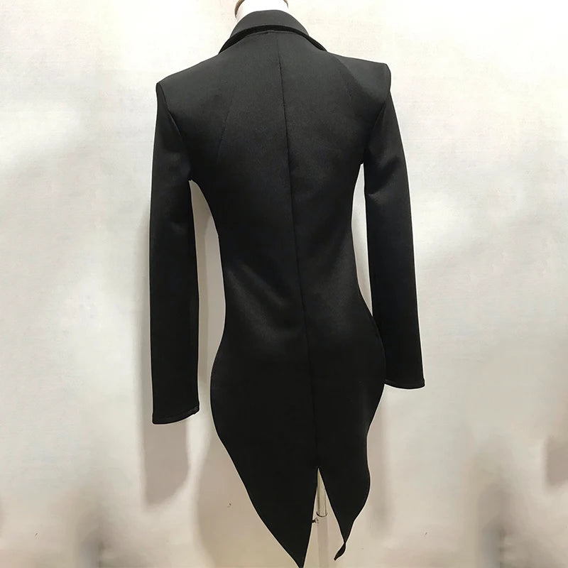 The Stardust Cabaret Ringmaster Tailcoat – Structured Performance Suit