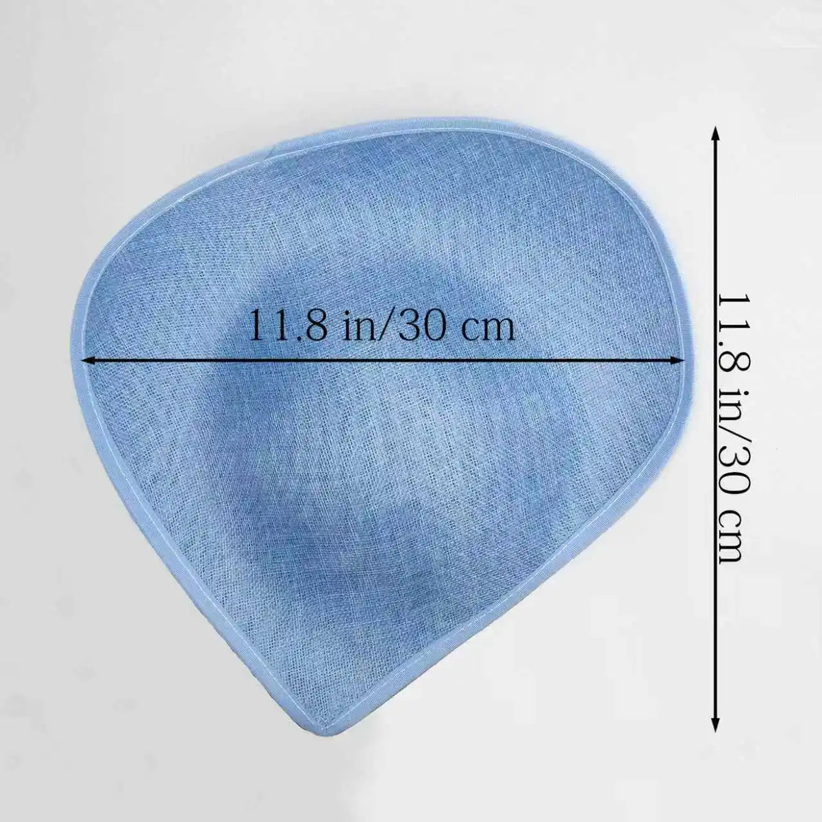 Heart Fascinator Hat Base — 30 × 27 cm