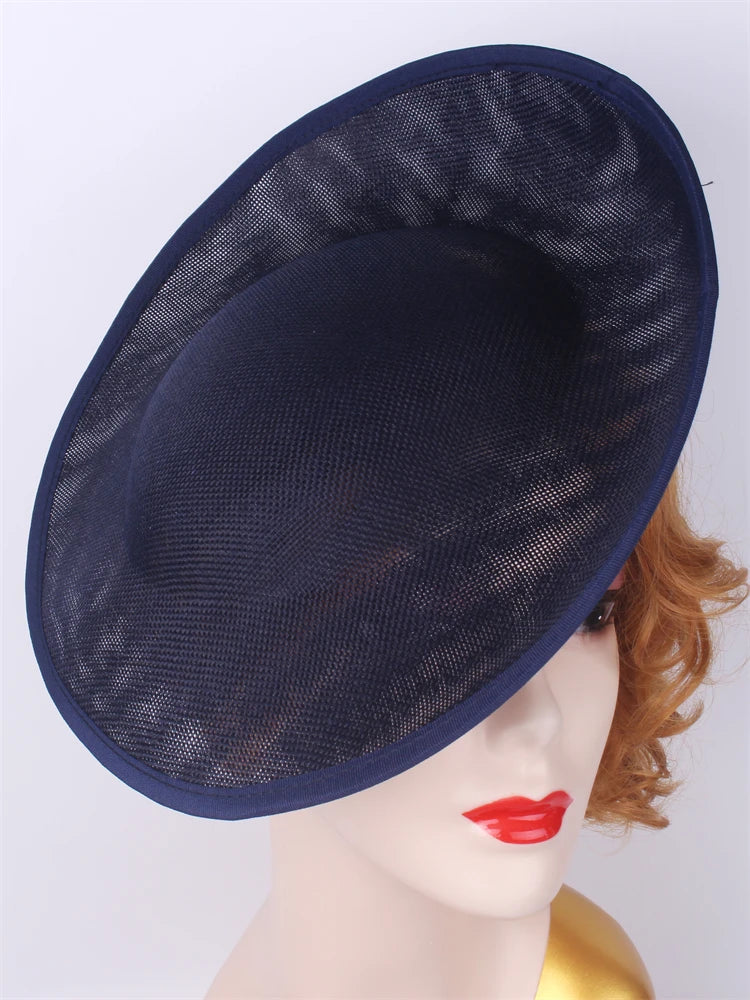 30cm Round Sinamay Fascinator Base DIY Millinery Headpiece Hat Making Blank